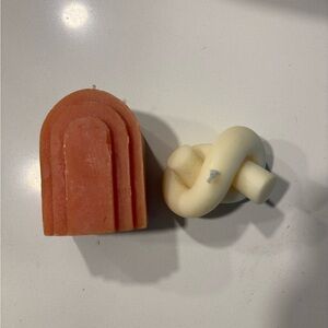 Candle Set - Orange and Cream